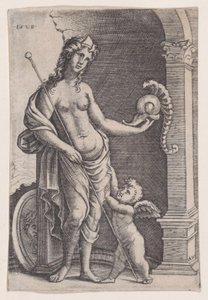 A dicsőség szerelme, 1528-ban. alkotó: Agostino Veneziano