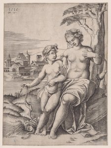 Vénusz és Erosz, 1516-ban.