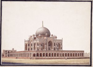 Humayun sírja, 1820 körül