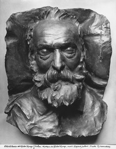 Victor Hugo halotti maszkja, 1885 (bronz)