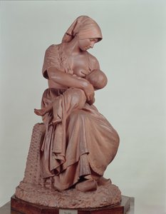 Csecsemőt szoptató parasztasszony, 1873 (terrakotta) (a részletekért lásd: 183878)
