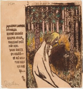 A halál virága alkotó: Akseli Gallen-Kallela