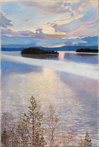 Kilátás a tóra alkotó: Akseli Gallen-Kallela
