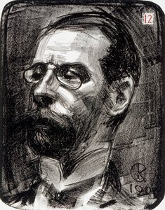 Axel Berndtson portréja alkotó: Akseli Gallen-Kallela