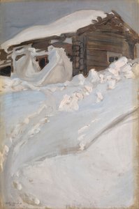 Téli tájkép alkotó: Akseli Gallen-Kallela