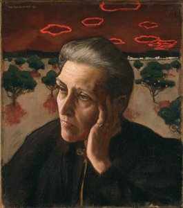 Művészanya portréja, 1896. alkotó: Akseli Gallen-Kallela