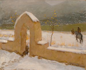 A kapu Taosban alkotó: Akseli Gallen-Kallela