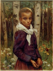 lány alkotó: Akseli Valdemar Gallen Kallela