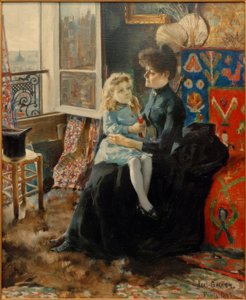 anya és gyermek alkotó: Akseli Valdemar Gallen Kallela