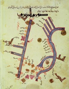 A Tigris és az Eufrátesz (vellum) alkotó: Al Istakhri