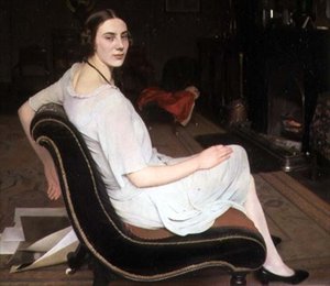Marguerite, 1927 körül (olaj, vászon) alkotó: Alan Beeton