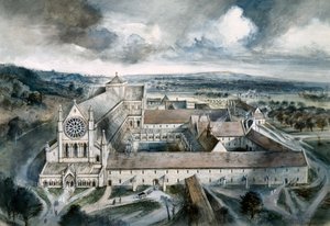 Byland Abbey, 1539, 1960-as évek alkotó: Alan Ernest Sorrell