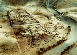 Chester római erődje, Hadrianus fala, Northumberland, XX. század