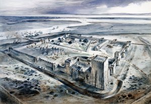 Portchester kastély, 15. század, 1960-as évek