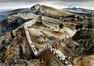 Walltown Crags, Hadrianus fala, 2. század, 1960-as évek