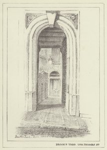 Brooks Yard, Upper Thames Street alkotó: Alan Stapleton