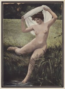 Fürdősnő (színes litó)