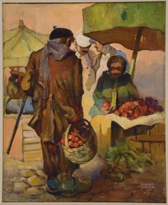 Piac, Nizza, Franciaország alkotó: Albert A. Smith