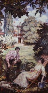 Beszélgetés a kertben; La Conversation au Jardin