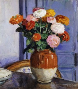 Ziniák csokra; Bouquet de Zinias