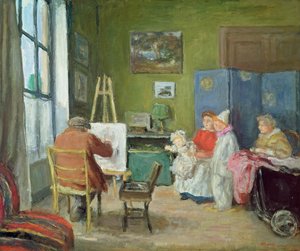 Renoir festménye a családja, Rue Caulaincourt