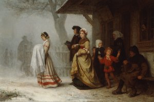 Keresztség alkotó: Albert Anker
