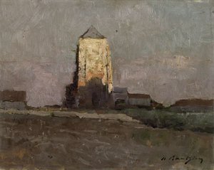 A mariakerkei templom (Ostende) alkotó: Albert Baertsoen