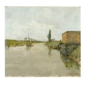 A Scheldt folyó Dendemonde-nál