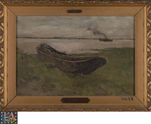A Schelde folyó Doelnél alkotó: Albert Baertsoen
