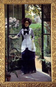 Az üvegházban Albert Bartholome festménye (1848-1928) 1881 V. 1,42x2,33 m Párizs, Musee d