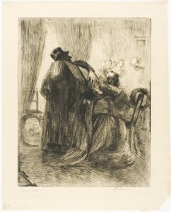 Gyász, ötödik lemez a Woman-től alkotó: Albert Besnard