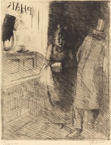Prostitúció (La Prostitution) alkotó: Albert Besnard
