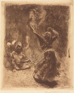 Tanjore táncosa (La bayadère de Tanjore) alkotó: Albert Besnard