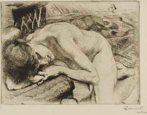Az alvó modell alkotó: Albert Besnard