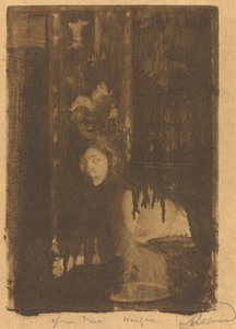 Nő vázával (La femme au vase) alkotó: Albert Besnard