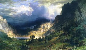 Vihar a Sziklás-hegységben - Mt. Rosalie alkotó: Albert Bierstadt
