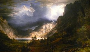 Vihar a Sziklás-hegységben, Mt. Rosalie alkotó: Albert Bierstadt