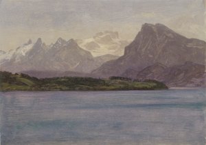 Alaszkai partvidék alkotó: Albert Bierstadt