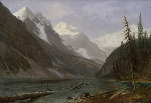 Kanadai Sziklás-hegység (Lake Louise) alkotó: Albert Bierstadt