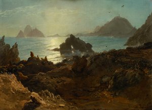 Farallon-szigetek, Csendes-óceán, Kalifornia alkotó: Albert Bierstadt