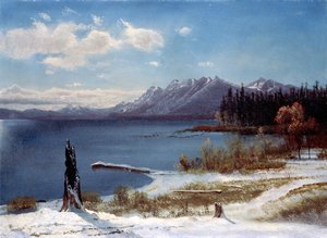 Tahoe-tó alkotó: Albert Bierstadt