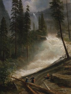 Nevada-vízesés, Yosemite alkotó: Albert Bierstadt