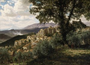 Olevano alkotó: Albert Bierstadt