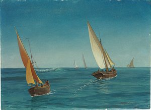 A Földközi-tengeren alkotó: Albert Bierstadt