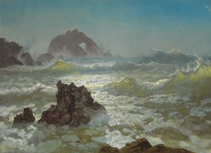 Seal Rock, Kalifornia, 1872 körül alkotó: Albert Bierstadt