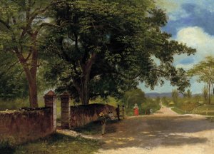 Street in Nassau alkotó: Albert Bierstadt