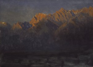 Napfelkelte a Sierrában alkotó: Albert Bierstadt