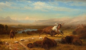 Az utolsó bivaly, 1888. alkotó: Albert Bierstadt