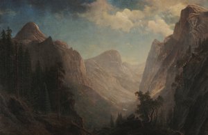 Kilátás a Yosemite-völgyben alkotó: Albert Bierstadt