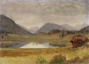 Wind River Country, 1860 körül alkotó: Albert Bierstadt